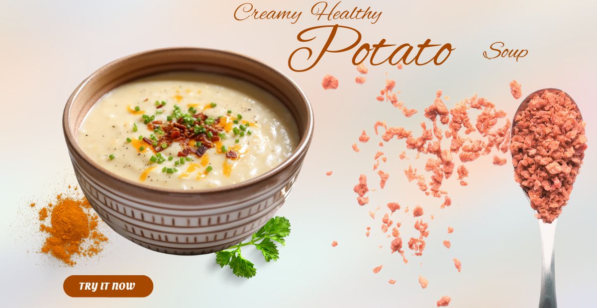 Healthier Cream of Potato Soup 